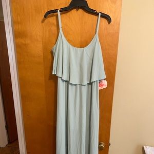 Show Me Your Mumu Caitlin Ruffle Maxi Dress